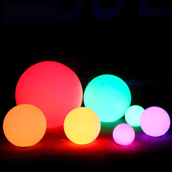 Luces LED de bola de jardín